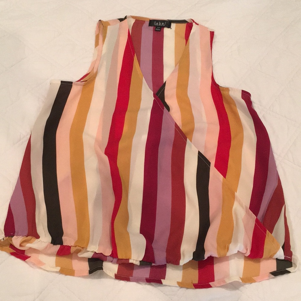Sleeveless Blouse. Multicolored. Size S. Worn once